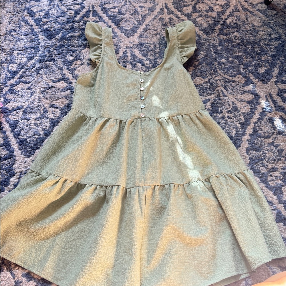 Sage green romper